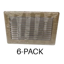 6-Pack Hart & Cooley 011860 265 6″ x 10″ Steel Grill Golden Sand