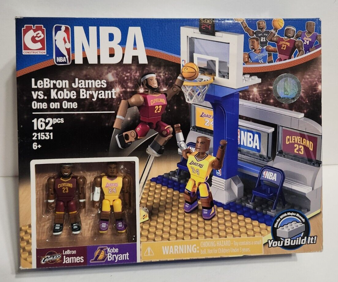 Lebron James VS Kobe Bryant NBA C3 Construction Building Set 21531