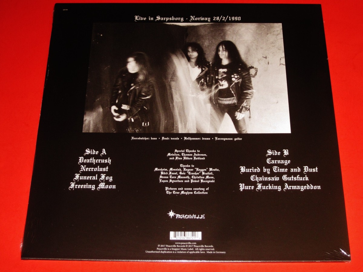 Live in Sarpsborg by Mayhem (Record, 2017) for sale online