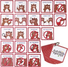 30pcs Visual Schedule for Kids with Autism Communication Cards Home Chore Chart