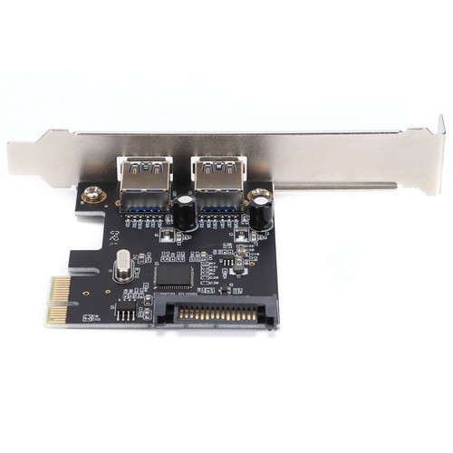 PCIE Expansion Card USB3.0 5Gbps HighDpeed Transmission TwoPort Desktop - Afbeelding 4 van 8