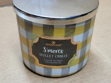 Goose Creek  S'mores Skillet Cookie 14.5 oz 3 Wick Candle NEW