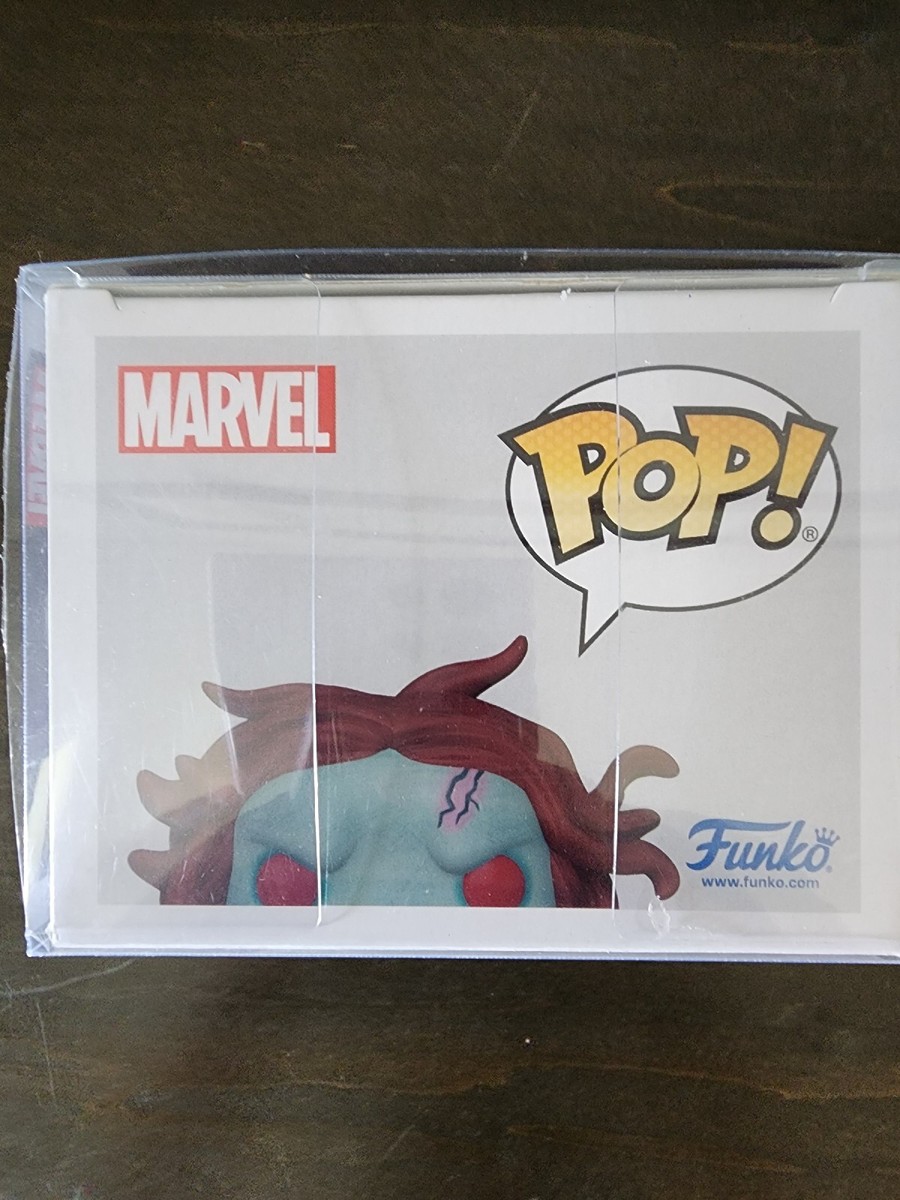 Elizabeth Olsen Signed FUNKO POP! MARVEL ZOMBIE SCARLET WITCH 943