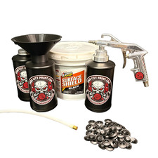 Blaster Surface Shield Black Semi-pro Undercoating Gun Threaded Funnel - Wand