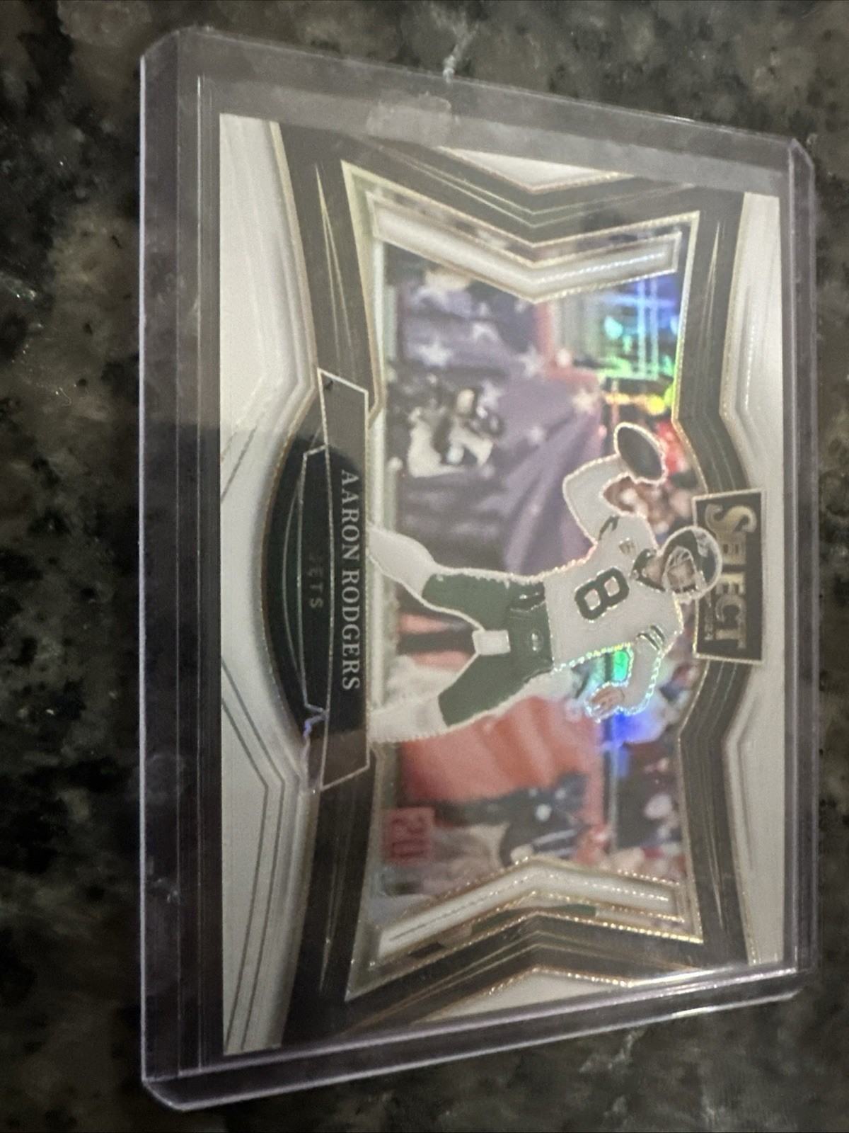 2024 Panini Select - Field Level Aaron Rodgers #462 White Prizm /35