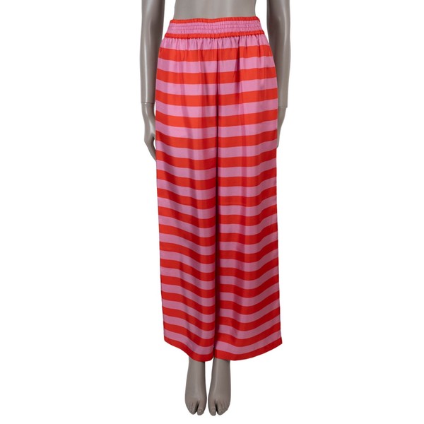 74371 authentische NINA + RIHANNA rosa Seide FYORI WEITE Hose M/L