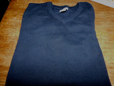 amazon essentials navy blue v-neck sweater boy sz XXL (14/16) NWT