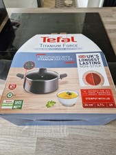 Image of Tefal Titanium Force 24cm 4.7L Non-Stick Stewpot with Lid new sealed