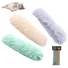Cat Pillow Toys 3 Pack Catnip Crinkle Plush Kicker Toys