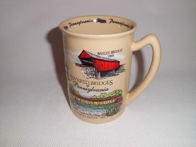 Covered Bridges of Pennsylvania XXL Tasse - Mug - Krug | 0,5l | 12,5cm