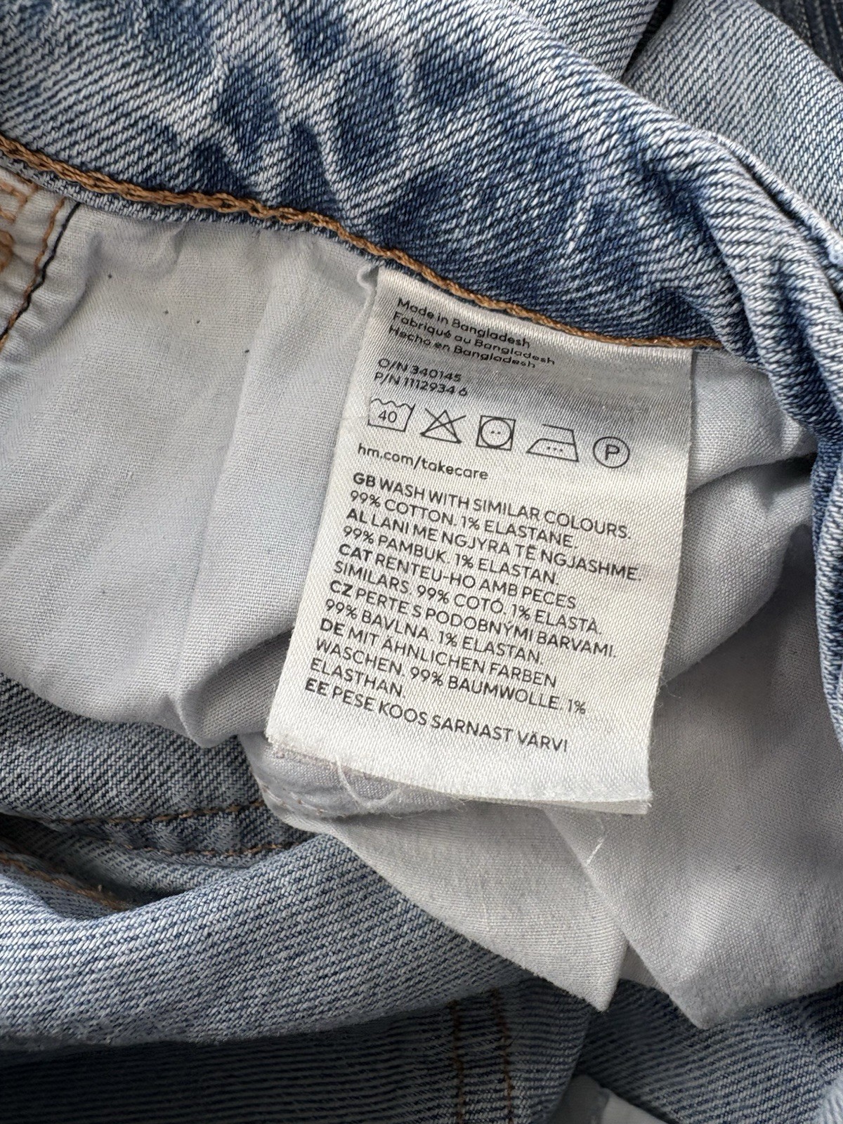 H&M Blue Bootcut Jeans Size W28” L30” S Size 8 Denim Women’s  thumbnail 9