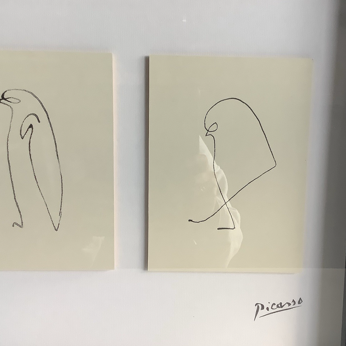 2009 Ikea Olunda Pablo Picasso Animal Lithography Prints Black