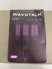 Wavytalk Heatwave Pro Ionic Thermal Brush Set, Dual Voltage 3-Size Heated Roun 2
