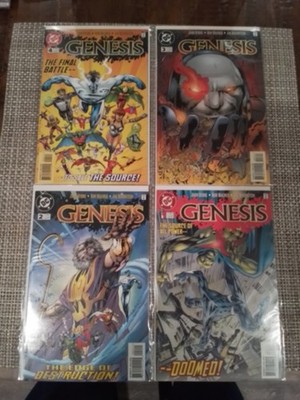 DC - ''GENESIS'' 4pc Complete Set. 1997. UNREAD. 