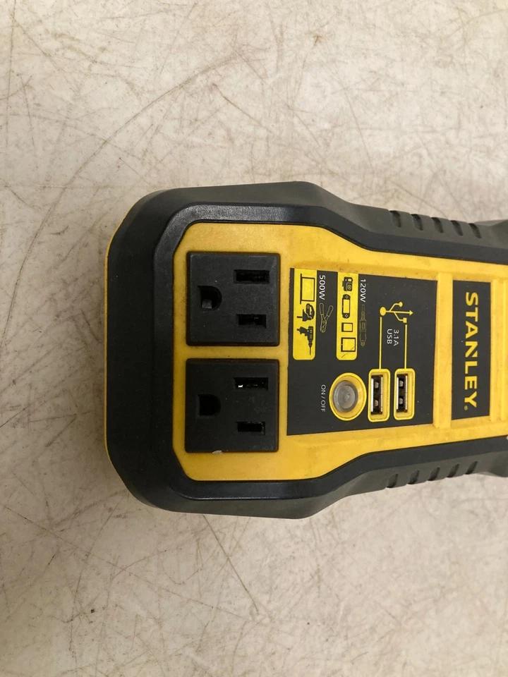 STANLEY PI500S Inversor de Potencia 500W Convertidor de Coche Foto 2 de 4
