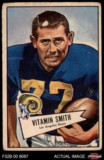 1952 Bowman Large #73 Vitamin Smith Rams SHORT-PRINT Abilene Christian 1 - POOR