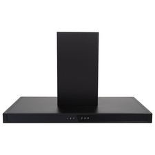 electriQ 90cm Slimline Chimney Cooker Hood - Black eiQ90SLIMBTOUCHBL