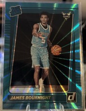 2021-22 Panini Donruss - Rated Rookie James Bouknight #201 Holo Teal Laser (RC)