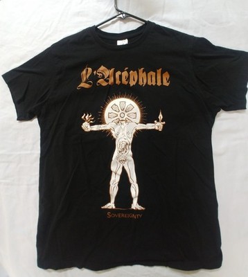 L'ACEPHALE T Shirt Size L avant garde black metal blut aus nord spectral lore