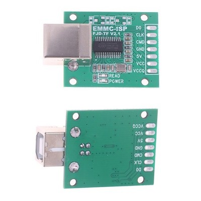 3+1 Flying Wire Connection EMMC-ISP Flash Tool USB-B Flash Device Assembly Kit