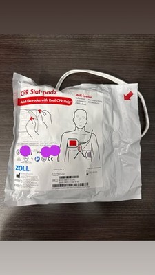 ZOLL CPR Stat-padz  Adult Electrodes with Real CPR Help *EXP 2027* 8900-0402