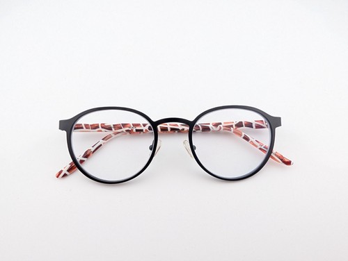 Wittnauer Eyeglasses Frames Only, 48-20-140, Black/Multicolor