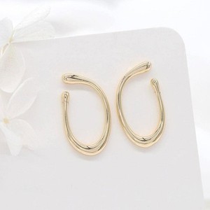 Authentic 1Pair 18K Gold Plated Stud Earrings, Minimalist Jewelry Supply, Earrings Supply