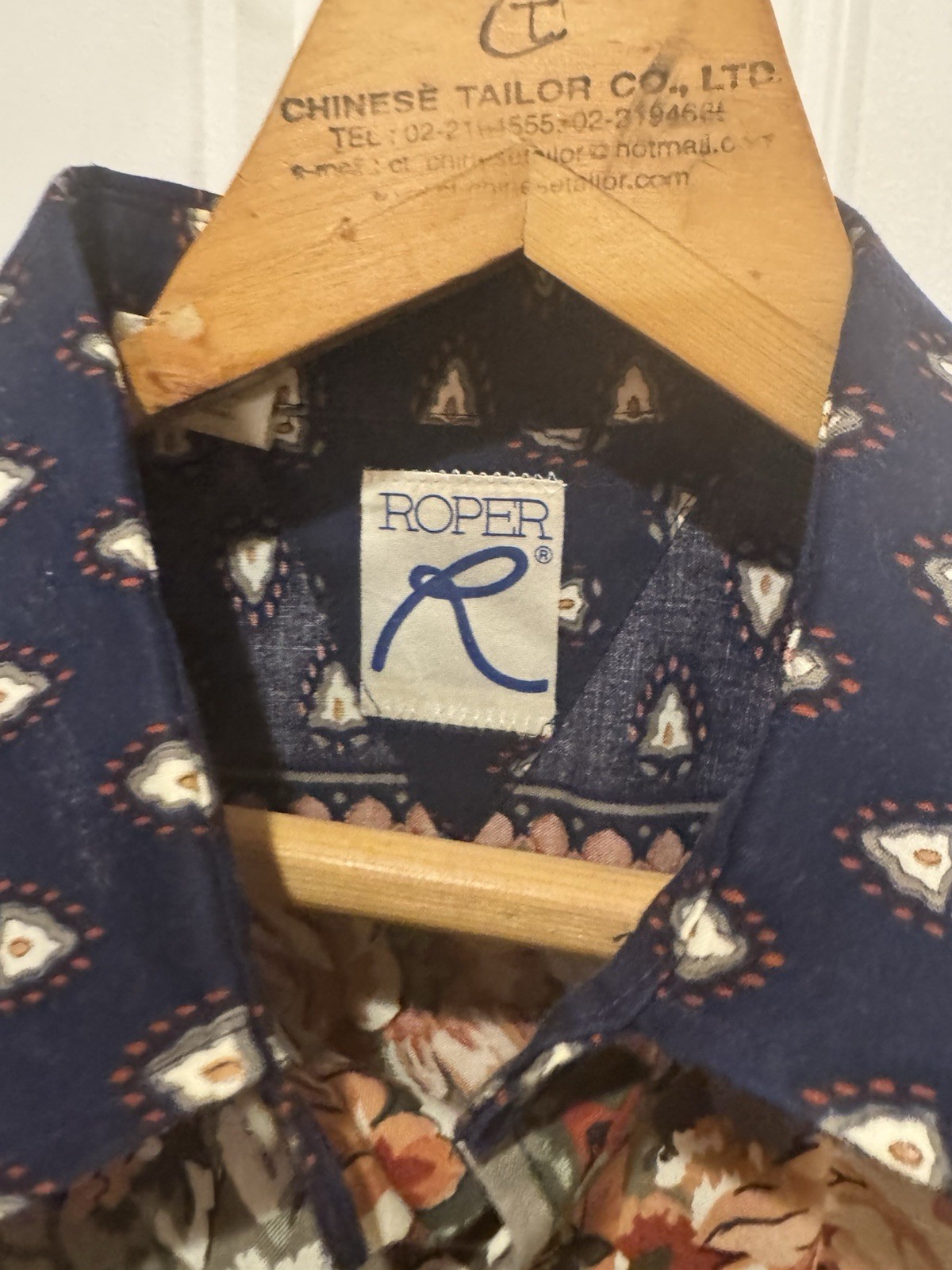 Roper Multicolor Patterned Long Sleeve Button Up … - image 7