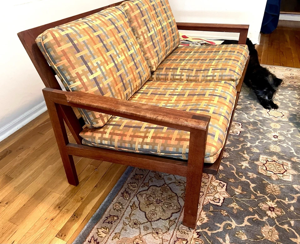 Illum Wikkelso ‘Capella’ Two Seater Sofa No.4 Niels Eilersen Denmark c. 1960 - Image 2 of 4