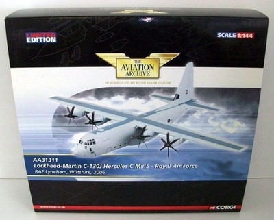 CORGI 1/144 AA31311 LOCKHEED MARTIN C-130J HERCULES C.MK.5 ROYAL AIR FORCE