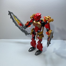 LEGO Bionicle Tahu Master of Fire 70787 Complete Both Masks & Skull Spider