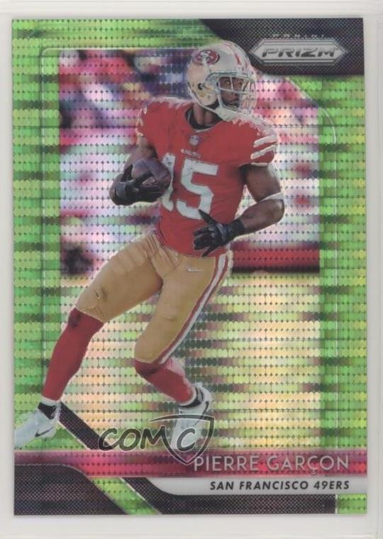 2018 Panini Prizm Neon Green Pulsar Prizm Pierre Garcon #28 0o6v