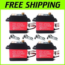 Digital RC Servo Motors - High Torque 20KG - 4 Pack