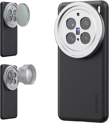 Protective Phone Case for VIVO X200 Pro, Heavy Duty TPU + PC Faux Leather, PA114