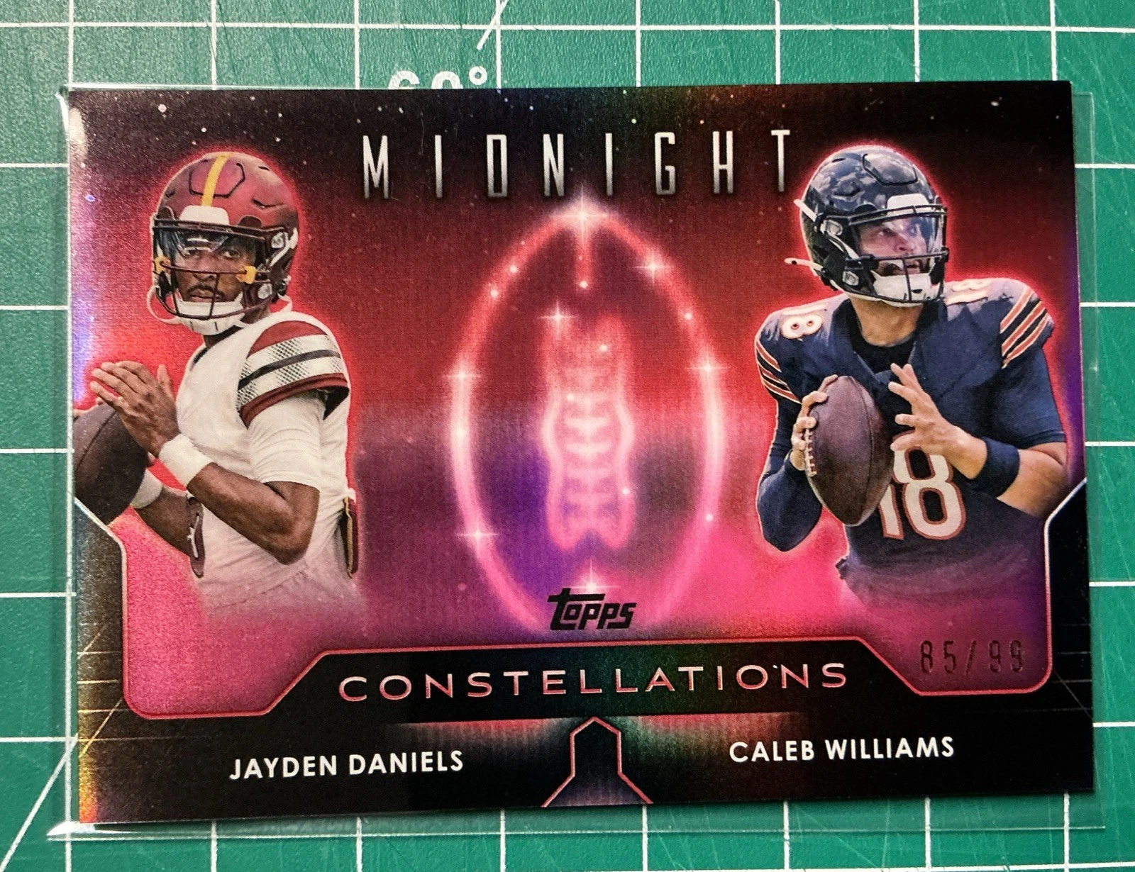 2024 Topps Midnight Jayden Daniels Caleb Williams Constellations Twilight RC /99