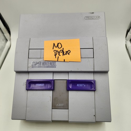 3x SNES Super Nintendo System Console For Repair Parts Lot, Tested w/ issues - Picture 3 of 10