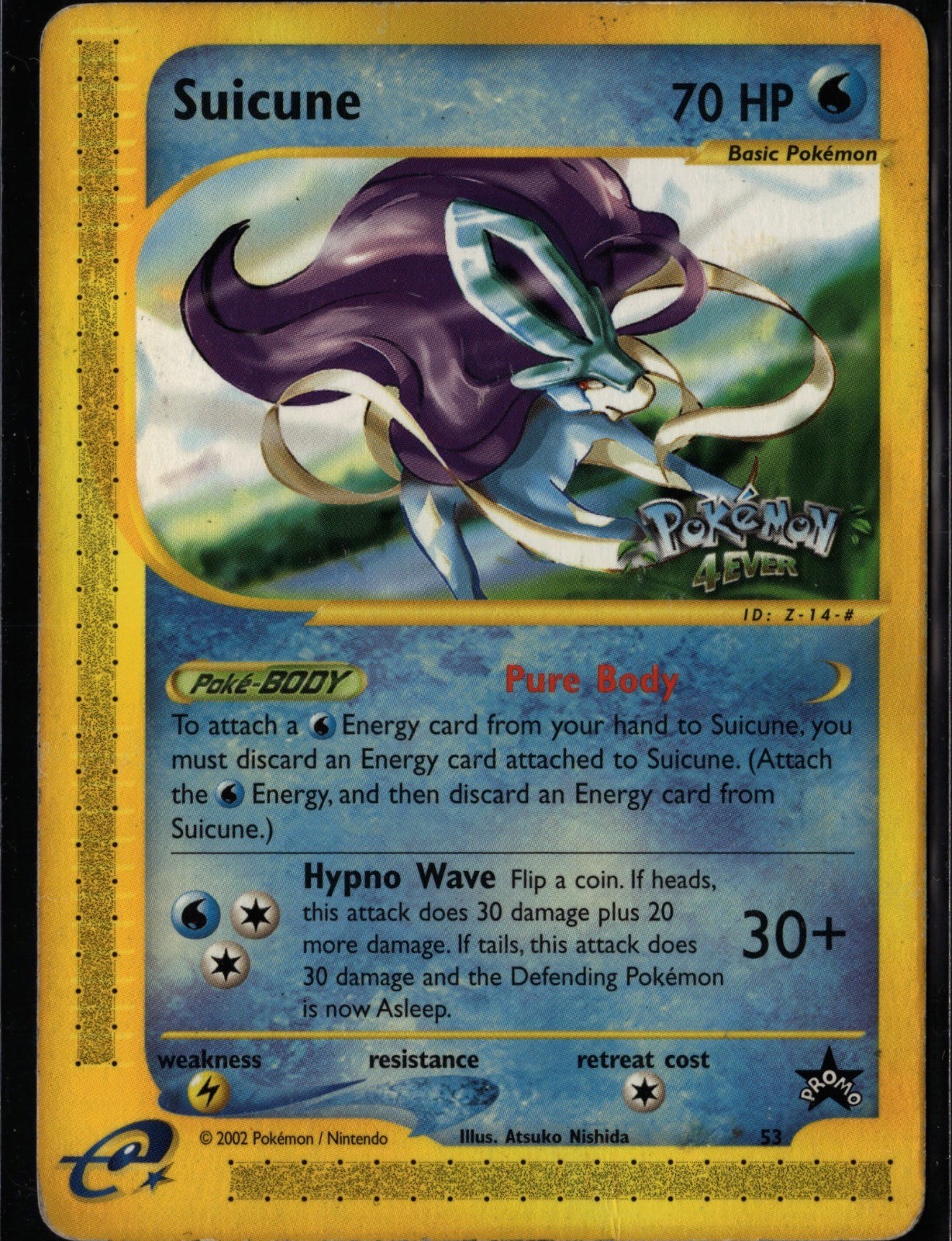 Suicune 53 Promo Wizards Black Star Promos Pokemon Moderately Played