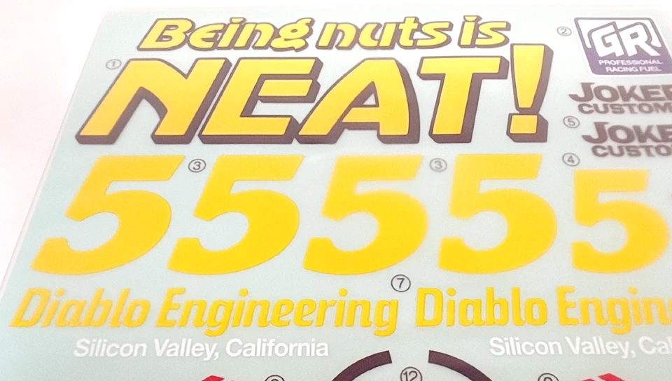 Tamiya 1/10 Avante 2011 Sticker Decal Set 19495667 RC Car Spare Parts From Japan - Image 4 of 4