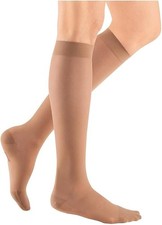 Mediven Sheer & Soft COMFORT CALF HIGH 30-40 Compression CT SOCKS - NATURAL- VII
