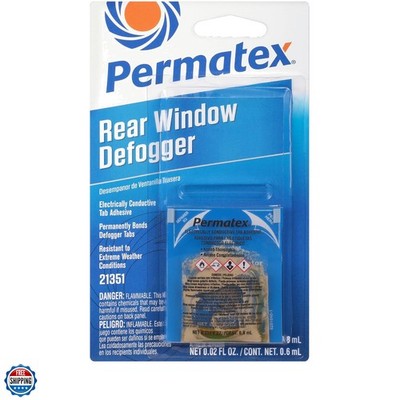 Clear Electrically Conductive Adhesive for Quick Rear Window Defogger Repair