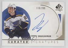 2025 SP Authentic Curated Signatures 110/299 Jimmy Snuggerud Rookie Auto RC 2o7