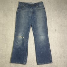 Wrangler Retro Relaxed Bootcut Jeans Boys 16 Husky 30x28 Distressed Medium Wash