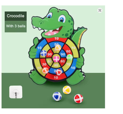 Educational Dart Board for Kids, Montessori Indoor Sports Game Ages 3-7 Years