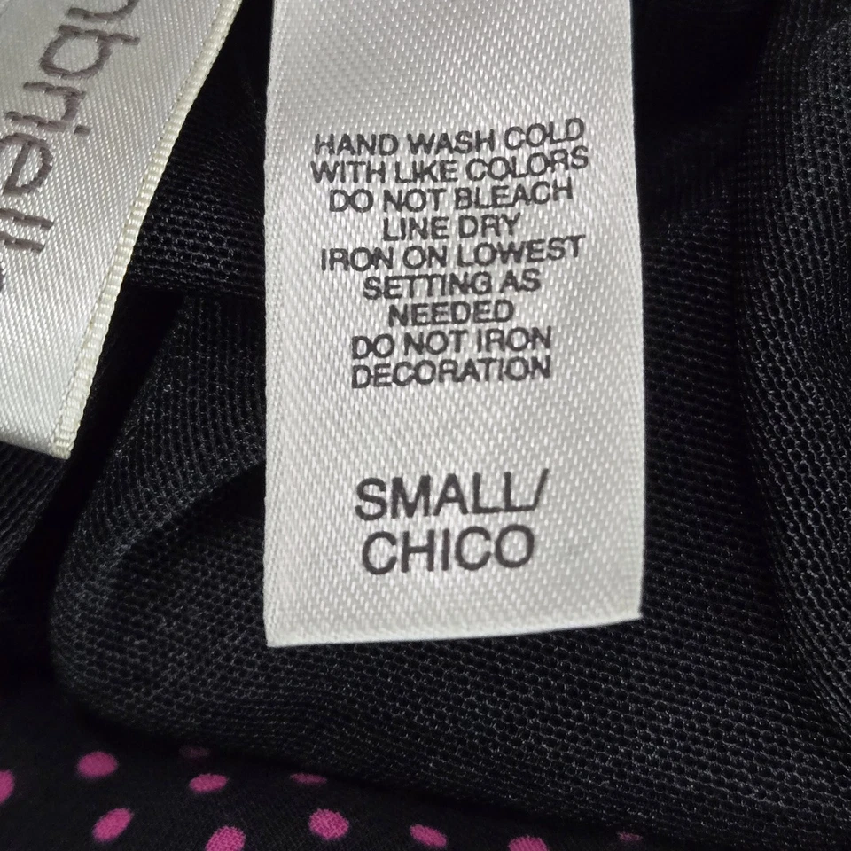 Ambrielle Mujeres Prendas para dormir PEQUEÑAS Negro Nylon Poliéster Lunares Body a Presión Foto 3 de 4