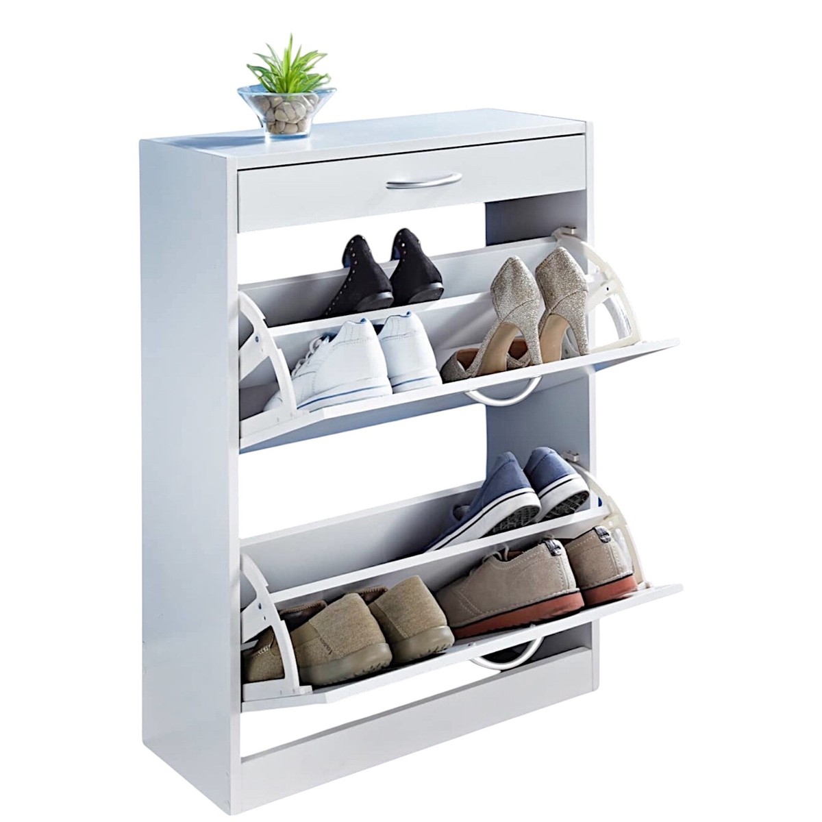 Slim Shoe 60cm Shoe Cabinet Shoe Storage Cabinet Cupboard