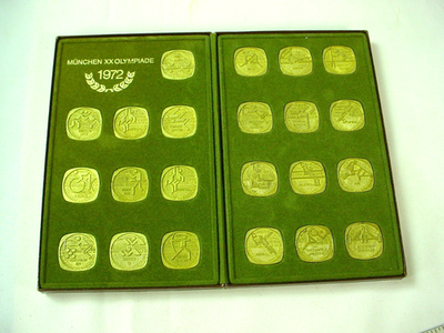 オールド オリムピック Early Bird Olympic パッチ VINTAGE MUNCHEN XX 1972 OLYPIADE MUNICH OLYMPIC GAMES COIN SET