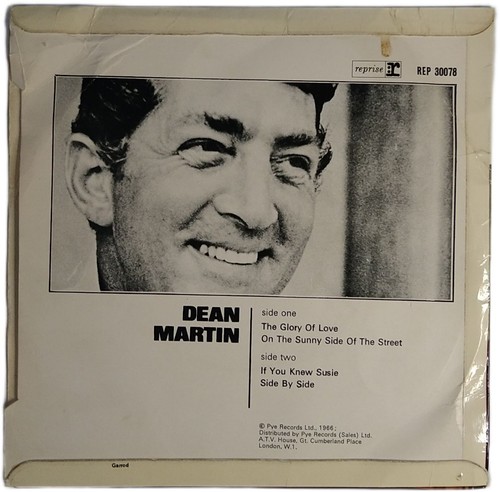 Dean Martin The Glory Of Love 7" EP (1966) Reprise REP 30078 - Foto 2 di 4