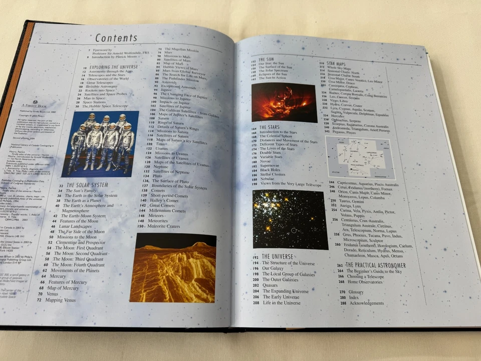 Easton Press ATLAS OF THE UNIVERSE Sir Patrick Moore 1ST EDITION LEATHER FINE/OP - Image 4 of 4