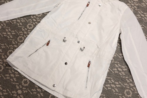 New Ralph Lauren Polo Golf Women's Windbreaker / Rain Jacket - SMALL - White - Picture 2 of 10
