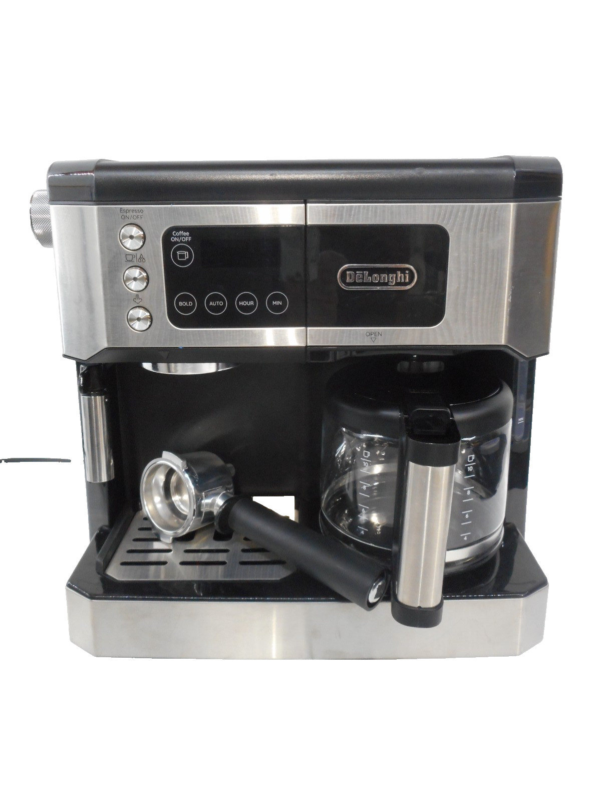 DeLonghi COM530M All-in-One Combination Coffee and Espresso Machine USED , READ.